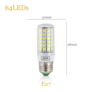 LED Corn Light Bulbs E27 Screw Base SMD 5730 7W 12W - 30W 45W Ultra Bright Home Chandelier Table Lamp 30 42 - 136 165LEDs 220V