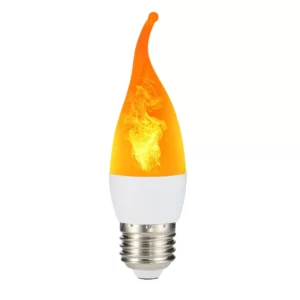 2021 New LED Dynamic Flame Effect Fire Light Bulb E27 E14 LED Corn Bulb Creative Flickering Emulation LED Lamp Light