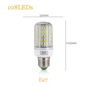 LED Corn Light Bulbs E27 Screw Base SMD 5730 7W 12W - 30W 45W Ultra Bright Home Chandelier Table Lamp 30 42 - 136 165LEDs 220V