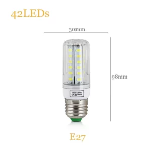 LED Corn Light Bulbs E27 Screw Base SMD 5730 7W 12W - 30W 45W Ultra Bright Home Chandelier Table Lamp 30 42 - 136 165LEDs 220V