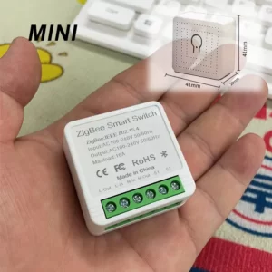 Zigbee Mini Smart Wifi Switch Wireless DIY Light Switches 16A  Smart Home Control Works with Ewelink SmartThings Alexa