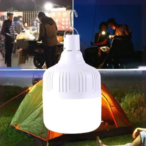 Portable USB Rechargeable LED Camping Lights Outdoor Emergency Bulb High Power Lamp Bulb Battery Lantern BBQ Tents Lighting