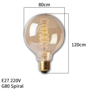 Dimmable Edison Light Bulb E27 40W 220V Retro Vintage Edison Bulb Incandescent Ampoule Bulbs Vintage Edison Lamp Retro Light