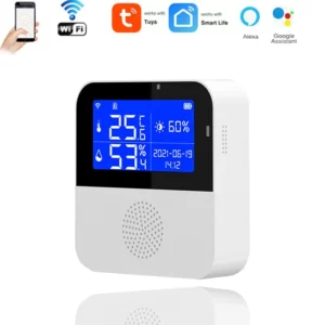 Tuya Wifi 3 IN 1Temperature Humidity Light Sensor Smart Home Indoor Outdoor Hygrometer Thermometer Detector for Plants Aquarium