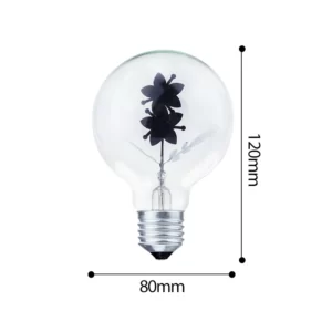 KARWEN vintage Edison Bulb E27 night light G80-Rose & Flower & I-Love-You Holiday  wedding christmas decor for Pendant Lamp