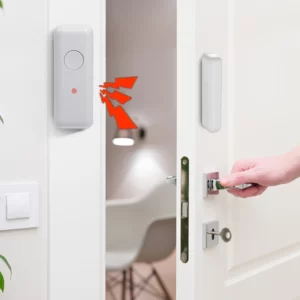 Wireless Magnetic Door & Window Sensor EV1527 Coding Mode RF 433MHz for Home Security Alarm System Home Burglar Alarm Kits