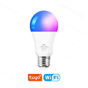 Tuya Smart WiFi Bulb E27 18W RGB CW WW Light Bulb Compatible With Google Home Alexa For Smart Home Decoration