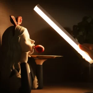 PIR Motion Sensor LED Under Cabinet Lamp Rechargeable Night Light Stairs Closet Room Aisle Tube Bar Detector Bulb