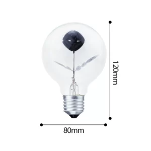 KARWEN vintage Edison Bulb E27 night light G80-Rose & Flower & I-Love-You Holiday  wedding christmas decor for Pendant Lamp