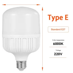 Led Bulb E27 Leds Lamp 220V UFO Lights Bulb 15/20/30/40/50W  Super Bright Garage Light for Home Lighting Table Lamps Kitchen