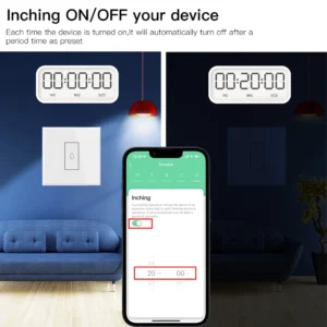 Tuya 20A EU WiFi Boiler Water Heater Switch Timer Power Monitor Overload Protection Smart Life App Remote Control Work with Alex