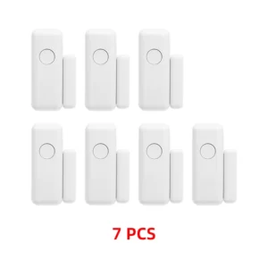 Wireless Magnetic Door & Window Sensor EV1527 Coding Mode RF 433MHz for Home Security Alarm System Home Burglar Alarm Kits