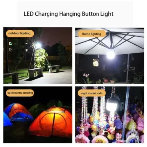 Portable USB Rechargeable LED Camping Lights Outdoor Emergency Bulb High Power Lamp Bulb Battery Lantern BBQ Tents Lighting